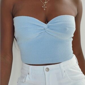 Princess polly allista tube top size s/m
